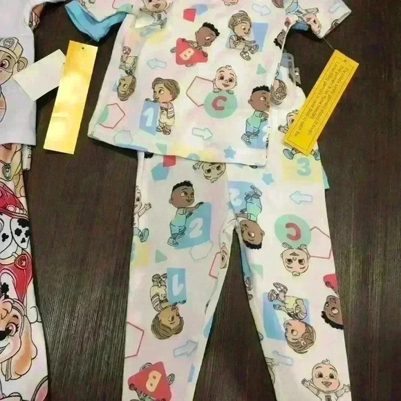 Toddler 2T Pajama Sets NEW With TAGS Paw Patrol and Cocomelon - Picture 3 of 6